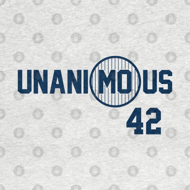 Unanimous 42, Mariano Rivera, New York Yankees by FanSwagUnltd